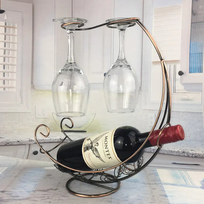 Wine Glass and Bottle holder